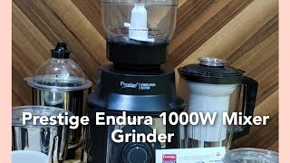 Prestige Endura 1000W Mixer Usage and Review  Prestige Endura Mixer [upl. by Neelasor916]