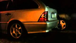 C230 Kompressor M111 exhaust sound W202 [upl. by Etiam]