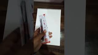 Unboxing new pentel pen pencil📝 very good👍 qualityshortvideo [upl. by Aruasor119]