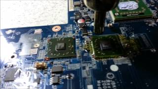 EASY Hp laptop video card repair  REPAIR THAT WILL LAST [upl. by Adroj]