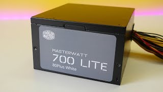 Cooler Master MasterWatt Lite 700W Power Supply Affordable yet high watts [upl. by Laks]