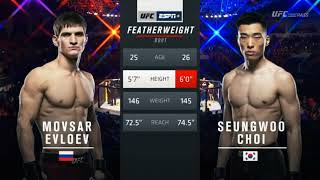 UFC Fight Night 149 Evloev vs Choi Full Fight Highlights [upl. by Raouf]