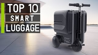 Top 10 Coolest Futuristic Smart Suitcases [upl. by Euqinomad]