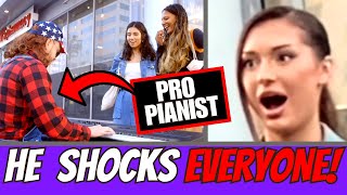 Pro Pianist Goes in Disguise  Shocks EVERYONE Top 20 Reactions [upl. by Pete993]