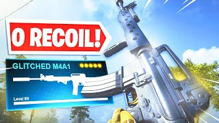 NO RECOIL M4A1 VARIANT GLITCH Modern Warfare Warzone [upl. by Ahsiekel995]