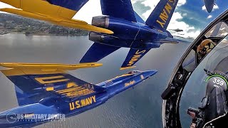 This Blue Angels Cockpit Video is Terrifying and Amazing [upl. by Sille]