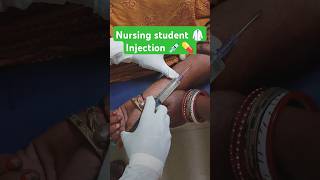 subcutaneousintradermal injection💉 nursing student🥼neet bscnursing subcutaneous injection [upl. by Noyrb]