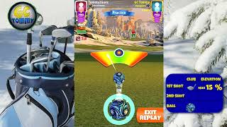 Hole 7  Par 3 Grunberg Slopes  3rd Tee  GUIDETUTORIAL Golf Clash tips [upl. by Melodee]