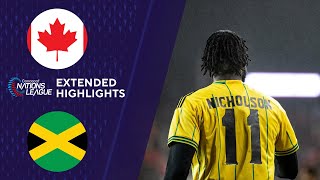 Canada vs Jamaica Extended Highlights  CONCACAF Nations League  CBS Sports Golazo [upl. by Ttezzil]