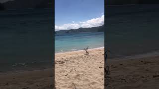 Mawi surf spot in Lombok lombok beach travel reels [upl. by Eilak]