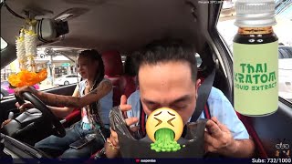 Suspendas gets sick in the car pukes [upl. by Bo]