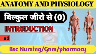 Anatomy and physiology lacture 1  Bsc nursing GNM ANM  pharmacy Introduction class [upl. by Amuh]