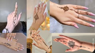 very simple and easy mehndi designs ☺ [upl. by Noiztneb433]