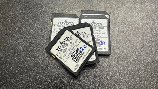 Latest NSCPW62 sd card and NSCPW61 Card lot for Guyana market Toyota [upl. by Graniah]