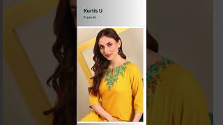 quotKurtis Under ₹499 From Myntra  MustHave Styles in 2024quot fashion indianclothing [upl. by Oira90]