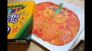 Pumpkin  Crayola Colored Pencils 100 Count [upl. by Mavilia]