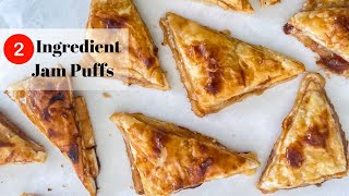 Jam puff pastry Strawberry jam puffs tips n recipes [upl. by Frida]