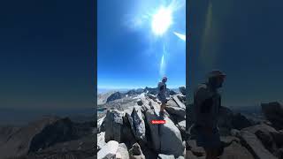 Standing on the top of Mt Agassiz in the eastern sierra 13894’ high mountains easternsierra [upl. by Martens]