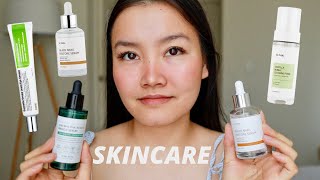 Trying THE BEST Korean Skincare Products  Before After Results [upl. by Harhay]