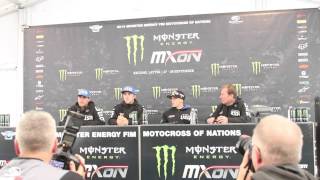 Racer X Films Euro Trip Part II Team USA Press Conference [upl. by Thais]