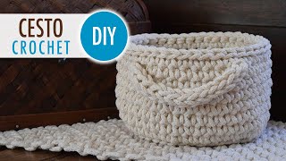 Tutorial Canasta con manijas  Crochet  Paso a Paso [upl. by Stockmon885]