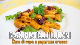 RASCHIATELLI LUCANI cime di rapa e peperone crusco [upl. by Vergil410]