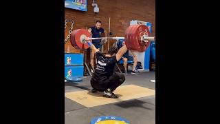 Nino Pizzolato 89 180 kg snatch [upl. by Erdei49]