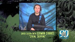 Shred Guitar  German Schauss  quotString Skippingquot [upl. by Klug]