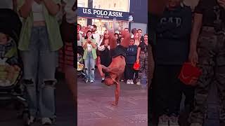 Times Square Breakdance Show NYC [upl. by Aihsekram]