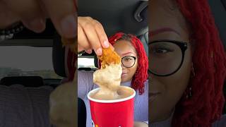 Raising Canes ASMR mukbang eating asmr eatingshow fyp raisingcanes [upl. by Ormsby]