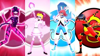 【MMD】Miraculous ☆ Tigress Pigella Bunnix Ryuko Transformations「New costumes FANMADE」 [upl. by Oliviero]