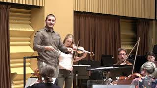 Violin concerto in D minor Excerpt op47 Sibelius [upl. by Mufinella]