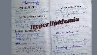 Hyperlipidemia  lipoprotein overview of hyperlipidemia  pharmacology  Pharm D  3rd year [upl. by Ednutabab]