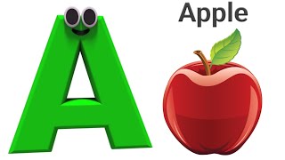 The ABC Phonic Song  Toddler Learning Video  quotA is for Apple a a Apple B is for Baby b b Babyquot [upl. by Sihonn]