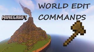 World Edit Commands That You NEED To Know [upl. by Ruffin]