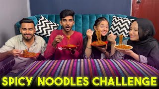 SPICY NOODLE CHALLENGE WITH MY TEAM  AMNA NASIR [upl. by Aniri]