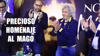 Mágico González cumple 66 años y el Cádiz y su hijo le hacen un precioso homenaje [upl. by Kcirdlek]