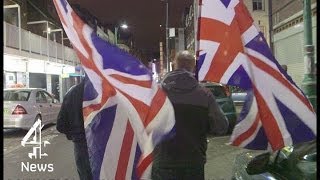 On the streets with farright extremists Britain First  Channel 4 News [upl. by Annahc255]