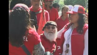 Partido FMLN celebra sus 44 años [upl. by Ivo]