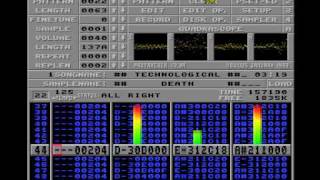 Amiga ProTracker 23A playing Technological Death mod by XTD [upl. by Harlamert416]