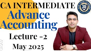 Demo Lecture No2 Advanced Accounting by CA CS Jitin Tyagi For May 25 [upl. by Trometer]