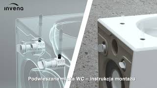 Montaż podwieszanych misek WC Invena [upl. by Pascoe53]