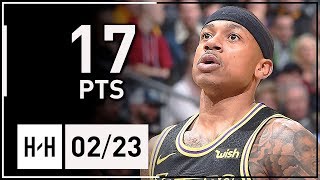 Isaiah Thomas Full Highlights Lakers vs Mavericks 20180223  17 Points [upl. by Lennad209]