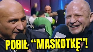 NAJMAN STŁUKŁ MASKOTKĘ na CLOUT MMA W TLE JACEK MURAŃSKI [upl. by Marsiella410]