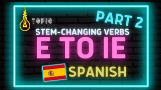 Stem change verb E to IE Part 2 [upl. by Alamak]