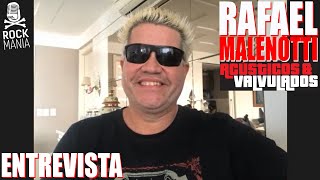 ACÚSTICOS E VALVULADOS  RAFAEL MALENOTTI ENTREVISTA ROCK MANIA [upl. by Naginarb]