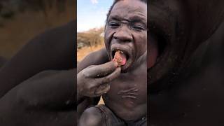 Its Lunch time See how Hadza cooks their favorite meal today made from wild meatamp natural spices [upl. by Eetse]