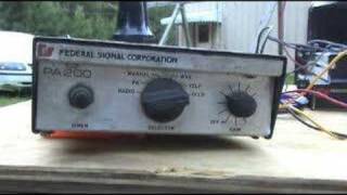 Federal Signal PA200  Rumbler [upl. by Nodnarb620]