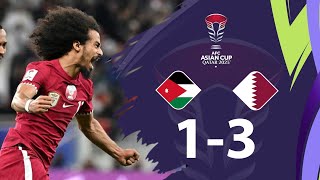 Jordan vs Qatar 13  Final Asian Cup Qatar 2023  Extended Highlights [upl. by Anawait]