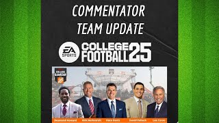 Multiple Commentating Teams CONFIRMED  EA College Football 25 [upl. by Lerud]